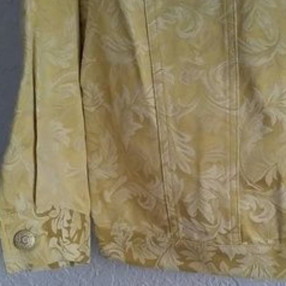 Heart of Palm Jacket Cotton Polyester Long Sleeve Collared SZ 14 - Picture 4 of 6